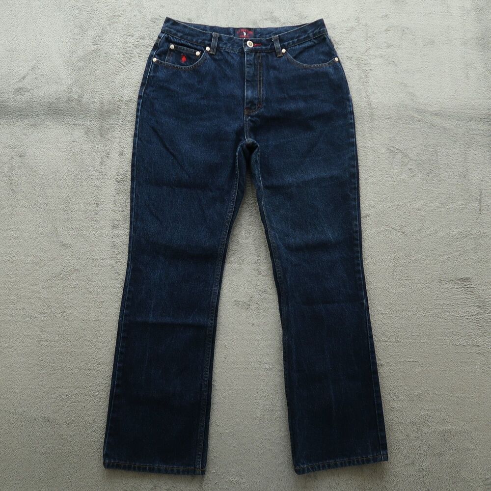US Polo Assoc. Jeans Women's Size 11/12 Blue Mid-Rise Bootcut Denim 30" Inseam
